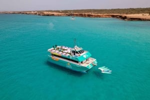 Ibiza: Formentera Cruise with Meals, Open Bar, Sunset & DJ