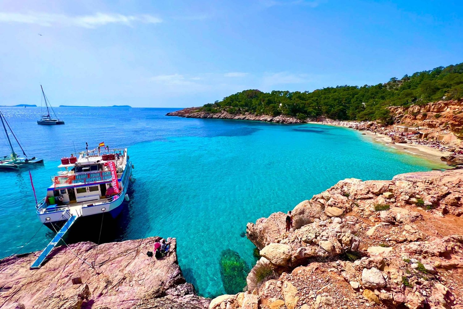 Ibiza: Cala Salada e Nord con bevande e Snorkeling