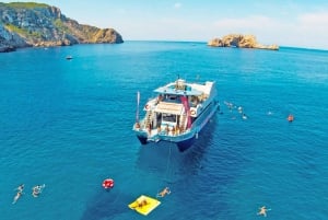 Ibiza: Cala Salada & Nord med drinks og snorkling