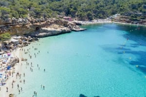 Ibiza: Cala Salada og nordover med drikke og snorkling