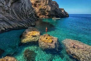 Ibiza : Excursion en bateau, safari en 4x4 et randonnée au coucher du soleil à Es Vedra