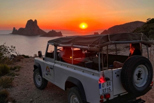 イビサボートトリップ、4x4サファリ、エス・ベドラ・サンセットハイキングのコンボ