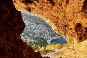 イビサボートトリップ、4x4サファリ、エス・ベドラ・サンセットハイキングのコンボ