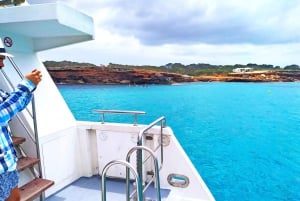 Ibiza: Cruise naar Formentera met Open Bar en Lunchbuffet