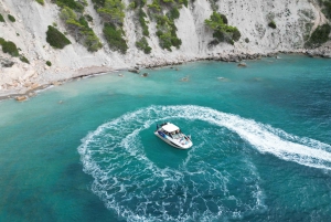 Ibiza Es Vedra : Excursion en bateau privé de luxe - Coucher de soleil et boissons