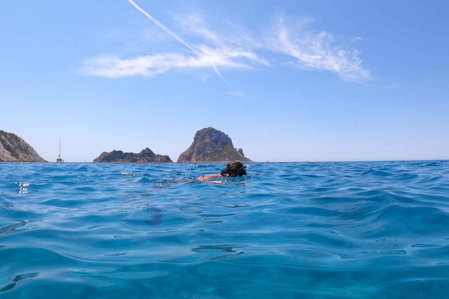 Ibiza: Rejs statkiem Es Vedrà rano lub o zachodzie słońca z pływaniem