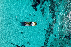 Ibiza: Formentera 360° Boat Trip with Food, Drinks, Sports