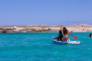 Ibiza: Tur til Formentera med paddleboard, snorkel og frokost