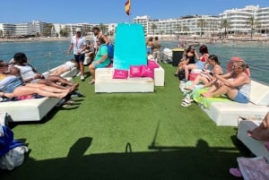 イビサ：パエリア、オープンバー、スイムストップ付きフォルメンテラクルーズ