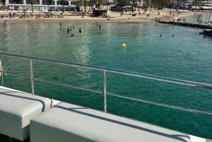 イビサ：パエリア、オープンバー、スイムストップ付きフォルメンテラクルーズ