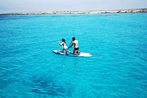 Ibiza: Tur til Formentera med paddleboard, snorkel og frokost