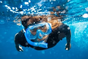 Ibiza: całodniowa wycieczka łodzią na Formenterę z lunchem i nurkowaniem z rurką