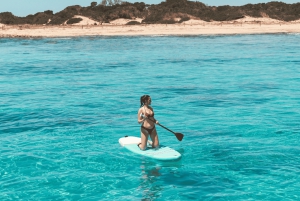 Ibiza: całodniowa wycieczka łodzią na Formenterę z lunchem i nurkowaniem z rurką