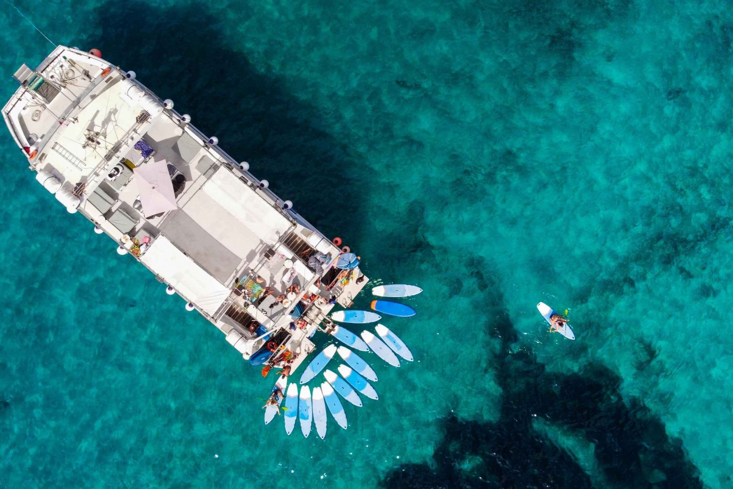 Ibiza: Formentera Crucero en Catamarán Premium VIP de día completo