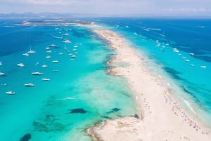 Ibiza: dagcruise naar Formentera met paella, barbecue en open bar