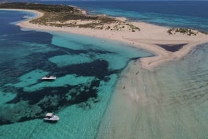 Ibiza: dagcruise naar Formentera met paella, barbecue en open bar