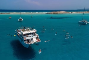 Ibiza: dagcruise naar Formentera met paella, barbecue en open bar