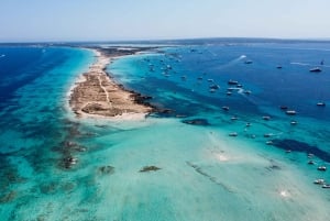 Ibiza: dagcruise naar Formentera met paella, barbecue en open bar