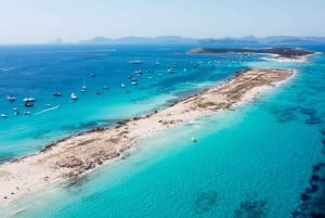 Ibiza: dagcruise naar Formentera met paella, barbecue en open bar
