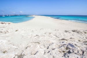Ibiza: dagcruise naar Formentera met paella, barbecue en open bar