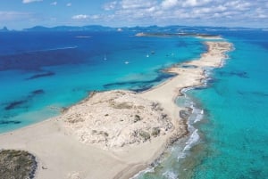 Ibiza: dagcruise naar Formentera met paella, barbecue en open bar
