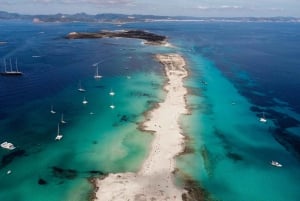 Ibiza: dagcruise naar Formentera met paella, barbecue en open bar