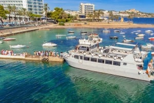 Ibiza: dagcruise naar Formentera met paella, barbecue en open bar