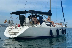 Ibiza: Formentera auf einem Segelboot. Privat oder kleine Gruppe