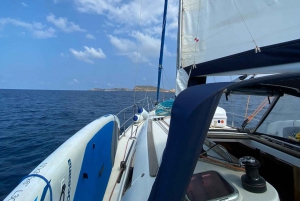 Ibiza: Formentera auf einem Segelboot. Privat oder kleine Gruppe