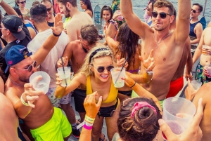 Ibiza-Formentera: Sunset Boat Party med drycker och mat