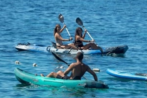 Ibiza: avventura in kayak a noleggio per l'intera giornata