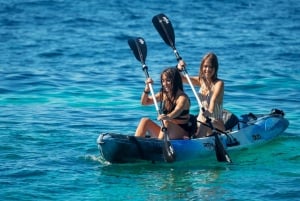 Ibiza : Aventura de un día completo en Kayak de alquiler