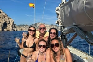 Ibiza: Tour en barco de día completo a Formentera con remo