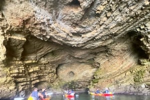 Ibiza: Kayak & Snorkel in Sea Caves and Crystal Waters