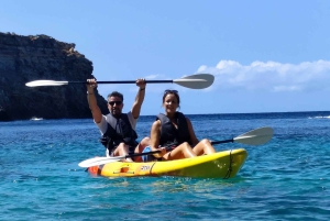 Ibiza: Kayak & Snorkel in Sea Caves and Crystal Waters