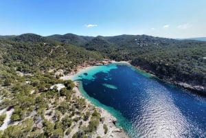 Ibiza North Coast: SpeedBoat to Portitxol + Snorkel & Paddle