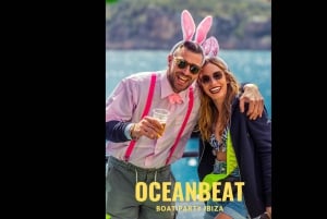 Ibiza: Ocean Club Bootfeest met eersteklas drankjes, eten en DJ