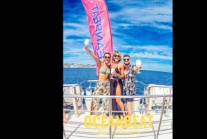 Ibiza: Ocean Club Bootfeest met eersteklas drankjes, eten en DJ