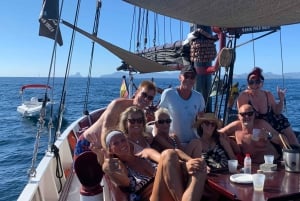 crociera in barca a vela pirata a Formentera