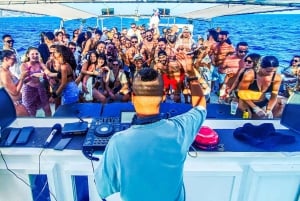 Ibiza: VIP Catamaran Party with DJ, Open Bar, Paella, and Nightclubs