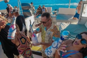 Ibiza: VIP Catamaran Party with DJ, Open Bar, Paella, and Nightclubs