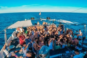 Ibiza: VIP Catamaran Party with DJ, Open Bar, Paella, and Nightclubs