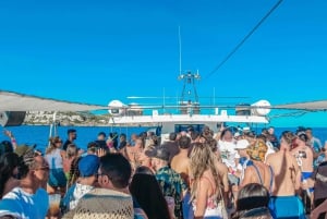 Ibiza: VIP Catamaran Party with DJ, Open Bar, Paella, and Nightclubs