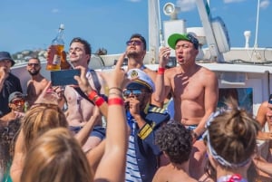 Ibiza: VIP Catamaran Party with DJ, Open Bar, Paella, and Nightclubs