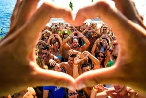 Ibiza: VIP Catamaran Party with DJ, Open Bar, Paella, and Nightclubs