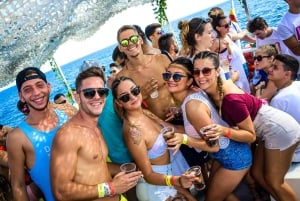 Ibiza: VIP Catamaran Party with DJ, Open Bar, Paella, and Nightclubs