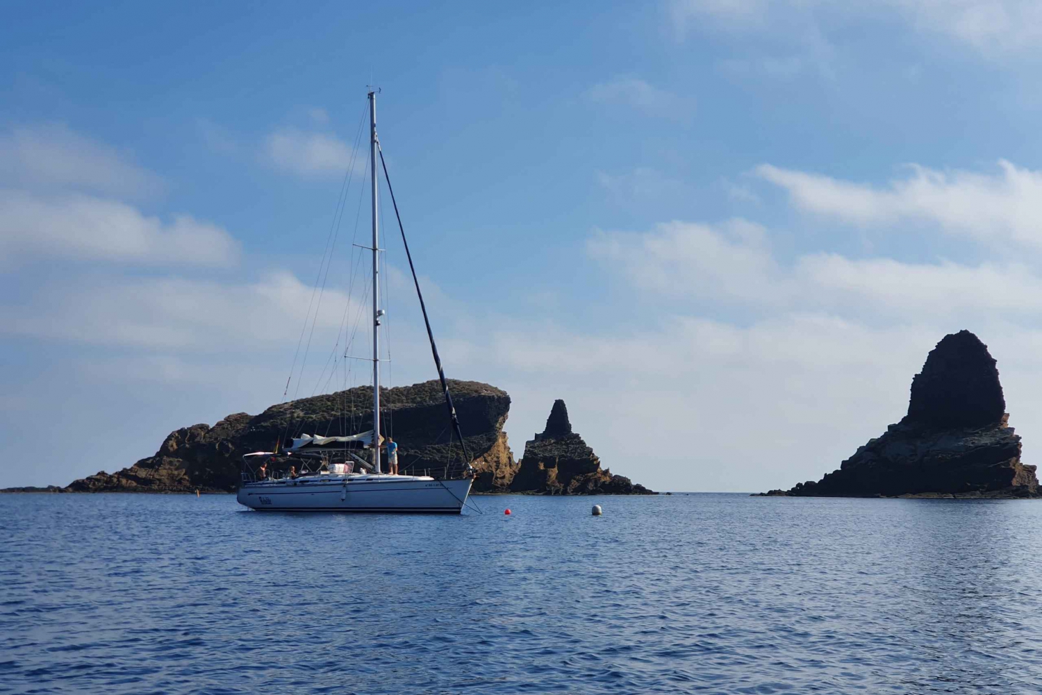 Ibiza: Privé zeilen op zeilboot (groep tot 8 personen)