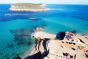 Ibiza: Privat speedbåt til Es Vedra og Atlantis + snorkling