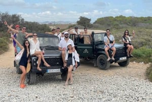 イビサ島サファリ（プライベート）– 隠れたビーチ、洞窟、シュノーケリング