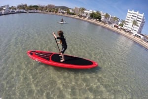 Ibiza: Verhuur paddleboards San Antoni Bay